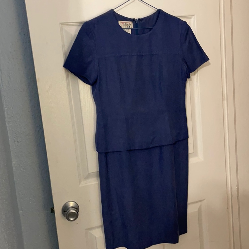Talbots blue dress, women’s size 2 petite